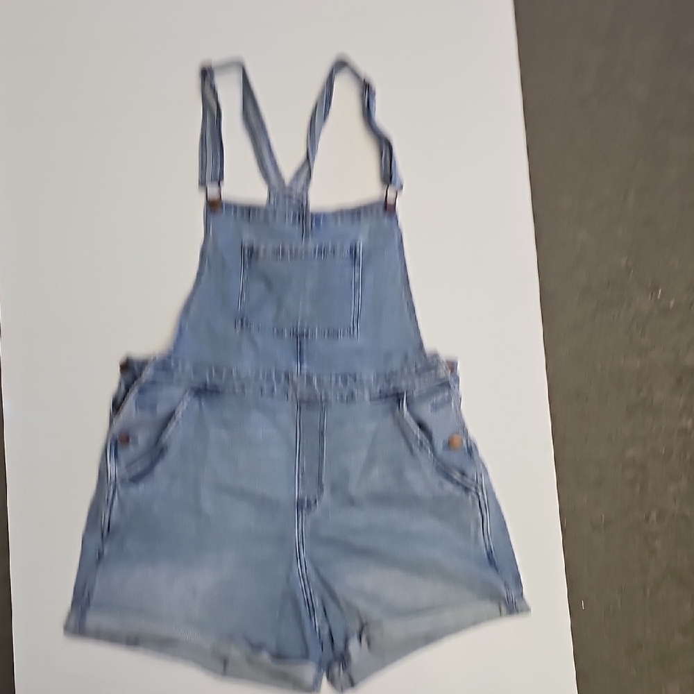Hollister Blue Denim Overalls. P#8.